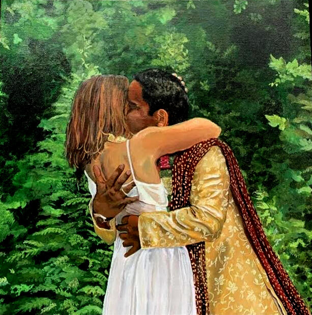 Wedding, Acrylic on canvas